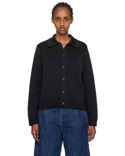 Our Legacy Evening Polo Cardigan - Black