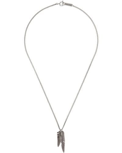 Isabel Marant Silver Engraved Necklace - Multicolour