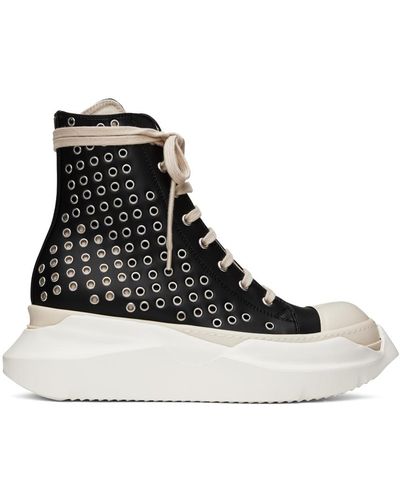 Rick Owens DRKSHDW Baskets abstract noires