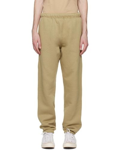 Calvin Klein Tan Relaxed-fit Lounge Trousers - Natural