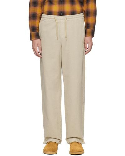 A.P.C. . Taupe Vincent Trousers - Natural