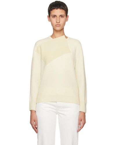 The Row Off-white Enid Jumper