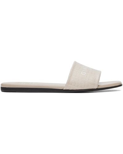 Givenchy Taupe 4g Sandals - Black
