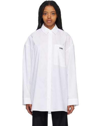 032c Half Moon Shirt - White