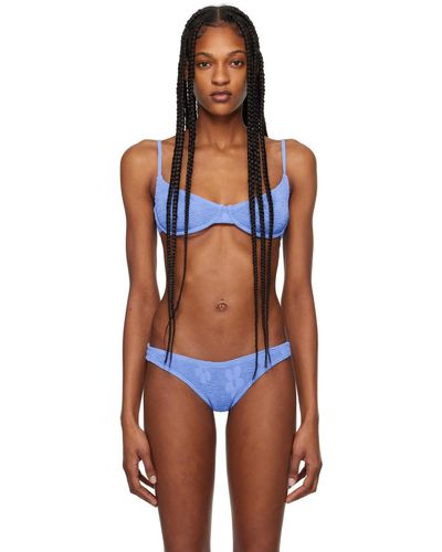 Bondeye Haut de bikini gracie et culotte de bikini sign bleus - Noir