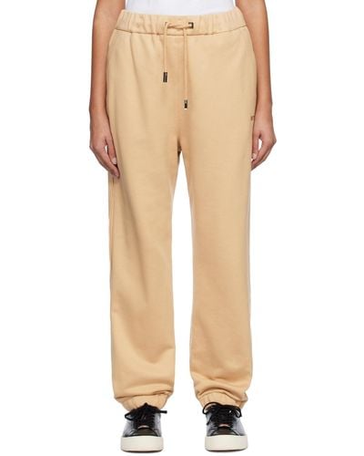 WOOYOUNGMI Drawstring Lounge Trousers - Natural
