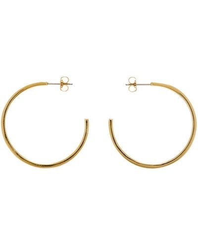Isabel Marant Gold & Blue Casablanca Earrings - Black