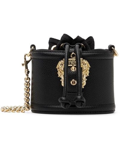 Versace Jeans Couture Black Drawstring Bag