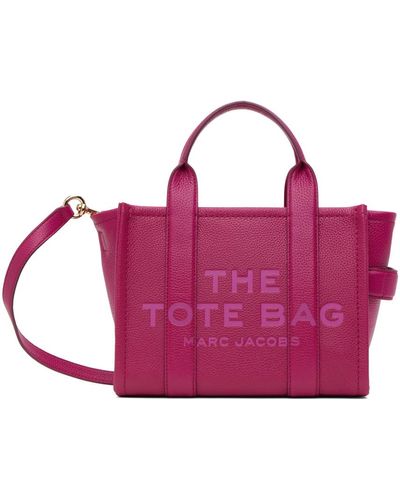 Marc Jacobs Petit cabas 'the tote bag' rose en cuir