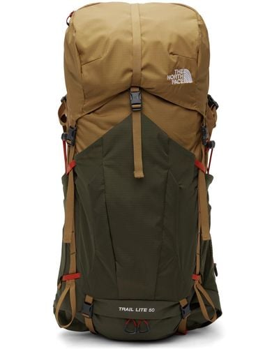 The North Face カーキ& Trail Lite 50 バックパック - グリーン