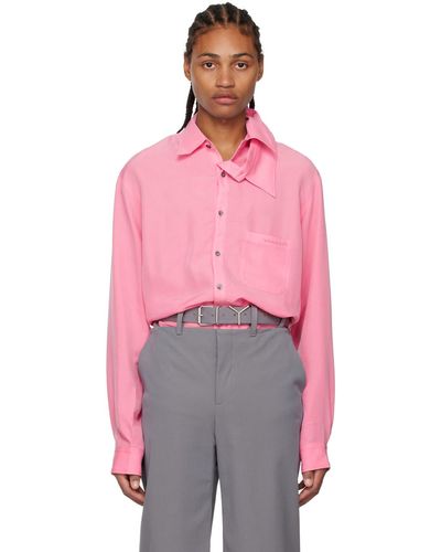 Y. Project Double Collar Shirt - Pink