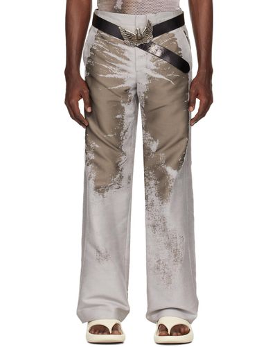 DIESEL Khaki P-Stanly Trousers - Multicolour