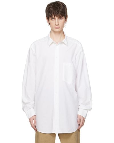 Barena White Desvion Tendon Shirt