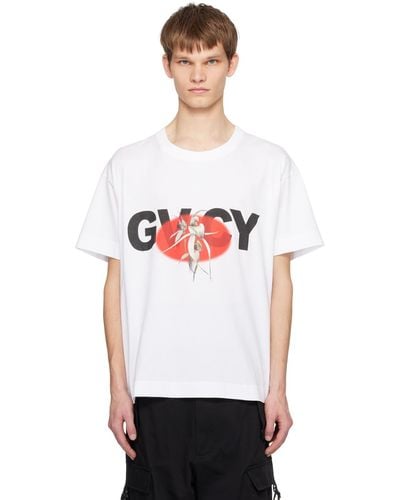 Givenchy ホワイト ボクシーフィット Tシャツ