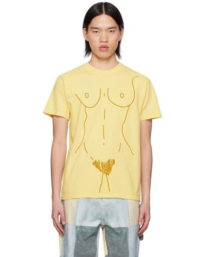 Kidsuper Figure T-Shirt - Yellow