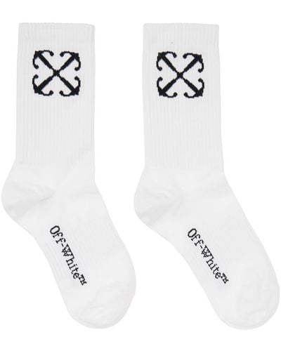 Off-White c/o Virgil Abloh Off- Arrow Socks - White