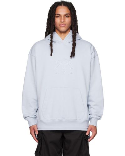 RTA Embossed Hoodie - White