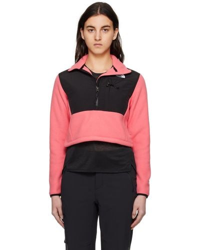 The North Face Pink Denali Sweater - Red