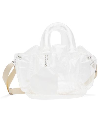 Acne Studios Sac à bandoulière gonflable - Blanc