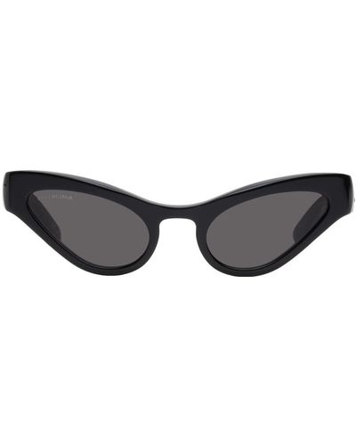 Balenciaga Off- Cat-Eye Sunglasses - Black