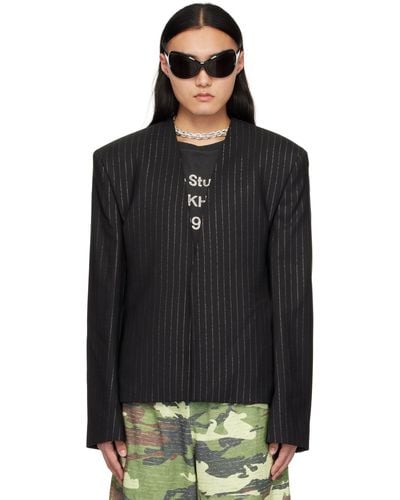 Acne Studios Black Fitted Blazer