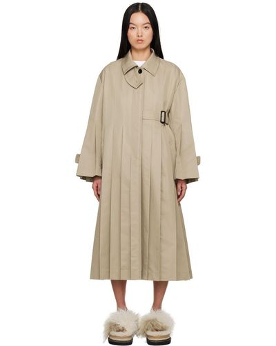 Sacai Raincoats and trench coats for Women | Online Sale up to 60% off ...