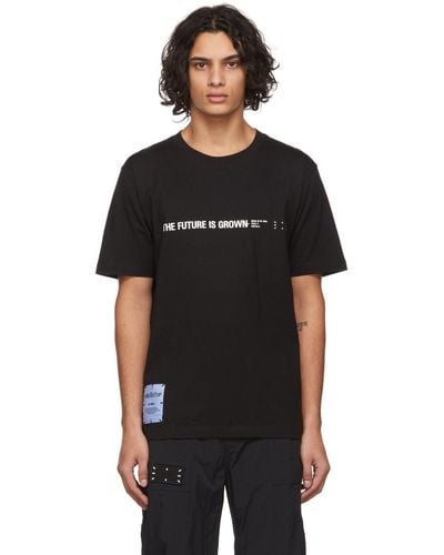 McQ ロゴ Tシャツ - ブラック