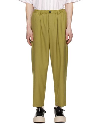 Marni Drawstring Trousers - Green
