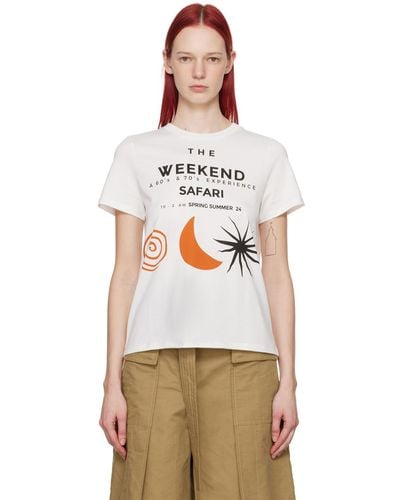 Weekend by Maxmara T-shirt yen blanc cassé - Noir