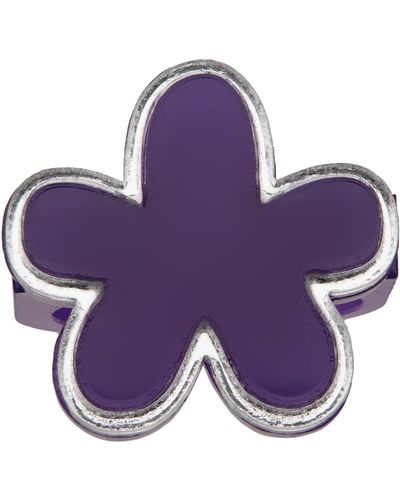 Anna Sui Ssense Exclusive Flower Ring - Purple