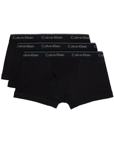 Calvin Klein Ensemble de trois boxers noirs