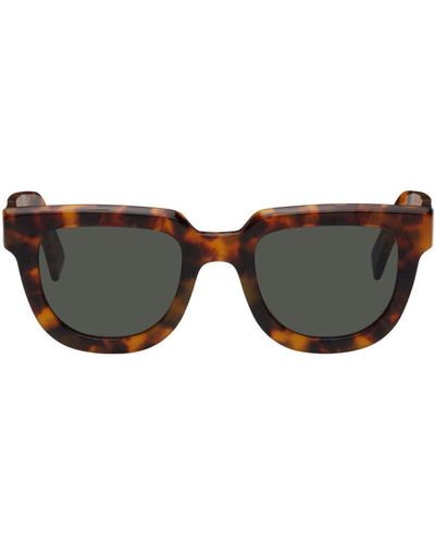 Retrosuperfuture Tortoiseshell Serio Sunglasses - Black