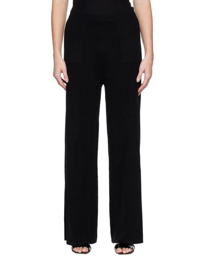 Wolford Vented Lounge Trousers - Black
