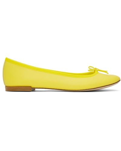 Repetto Yellow Cendrillon Ballerina Flats