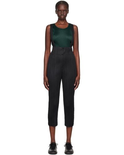 Pleats Please Issey Miyake Black Monthly Colors September Jumpsuit