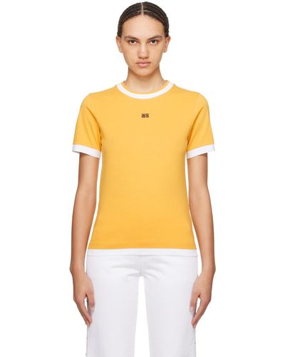 Wales Bonner T-shirt horizon jaune