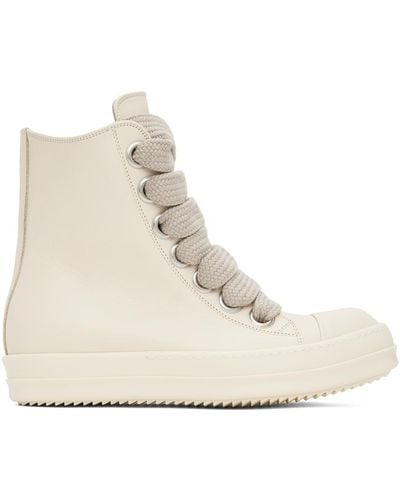Rick Owens Off-white Jumbo Laced Sneakers