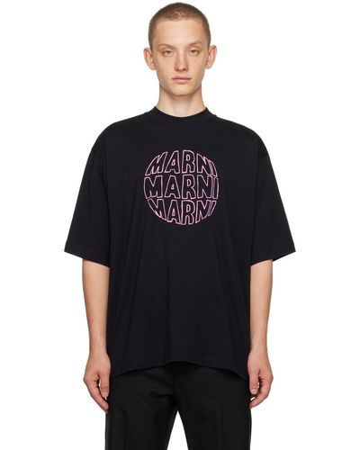 Marni Black Circular T-shirt