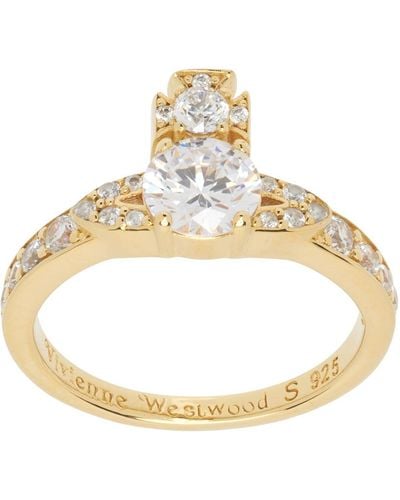 Vivienne Westwood Gold Ismene Ring - Metallic