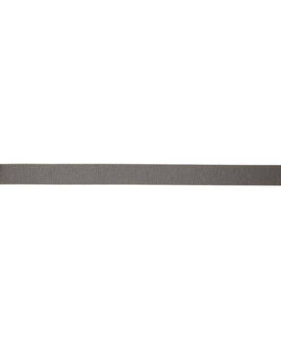 Ferragamo Black & Gray Reversible Pin-buckle Belt