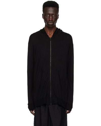 Julius Zip Hoodie - Black