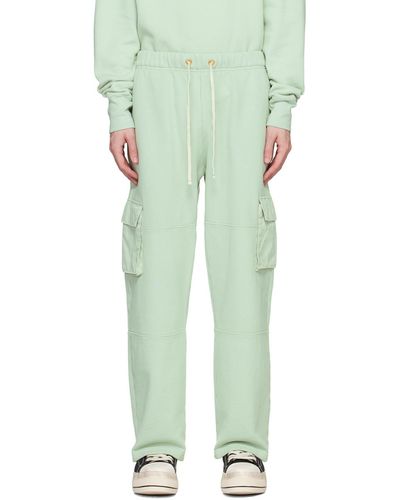 Les Tien Drawstring Cargo Trousers - Green