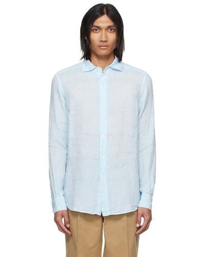 Barena Blue Surian Telino Shirt
