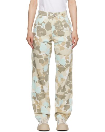 Objects IV Life Camouflage Jeans - White