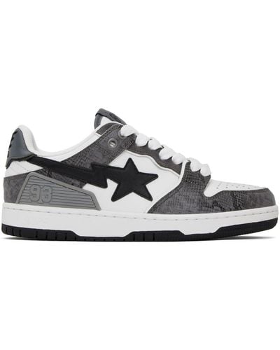 A Bathing Ape Sk8 Sta #1 Trainers - Black