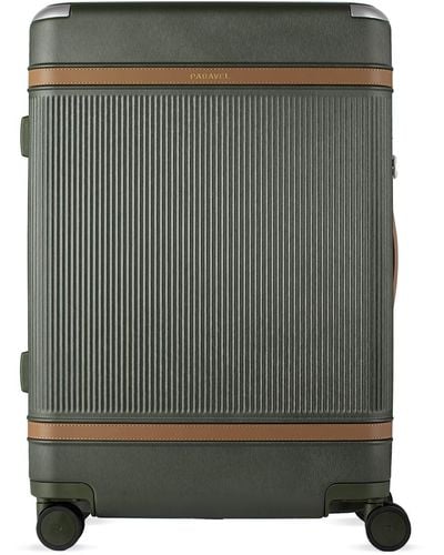Paravel Khaki Aviator Grand Suitcase - Gray