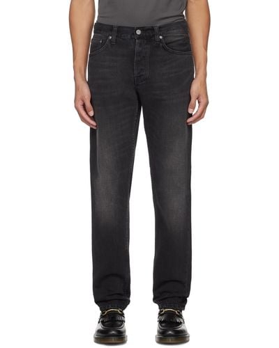 Nudie Jeans Black Steady Eddie Ii Jeans