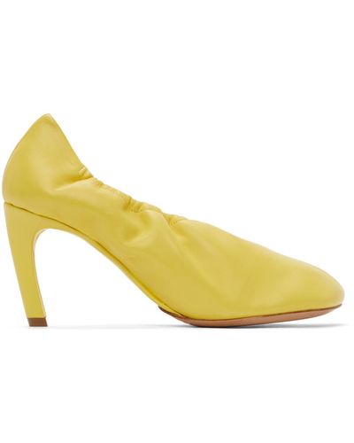 Dries Van Noten Round Toe Court Shoes - Yellow