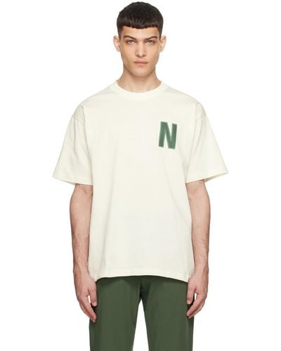 Norse Projects Off- Simon T-Shirt - Natural