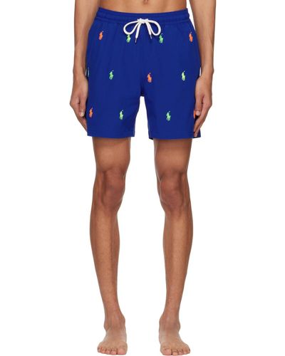 Polo Ralph Lauren Maillot de bain traveler bleu